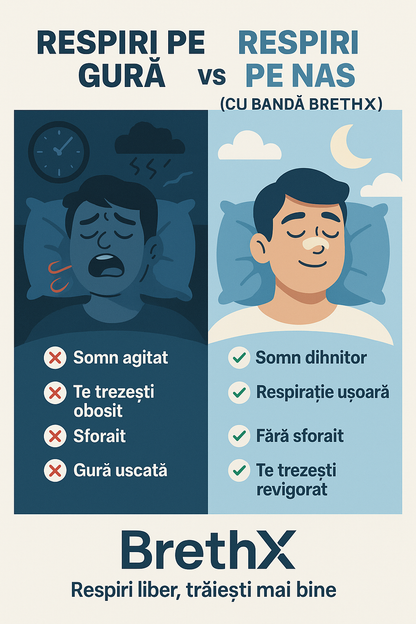 Benzi Nazale BrethX – Respiri liber, trăiești mai bine (30 bucăți)